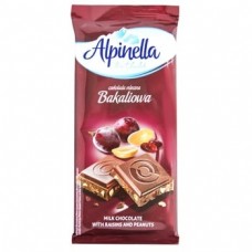 Шоколад ALPINELLA горіх з сухофруктами 90г
