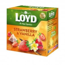  Набір Чай фруктовий LOYD полуниця-ваніль 40г x 10 шт