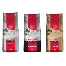 Кофе в зернах Swisso Kaffee 100% Arabica миксом от 3 кг