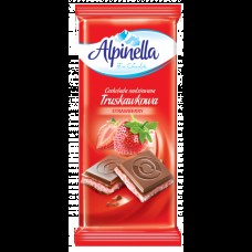  Набір Шоколад ALPINELLA полуниця 100г x 10 шт