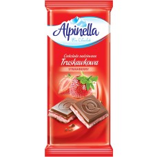  Набір Шоколад ALPINELLA полуниця 90г x 10 шт