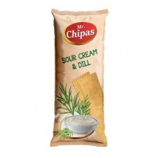  Набір Чіпси Mr. Chipas сметана та зелень 75г x 10 шт