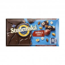 Черный шоколад Studentska с арахисом и изюмом 180 г