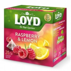  Набір Чай фруктовий LOYD малина лимон 40г x 10 шт