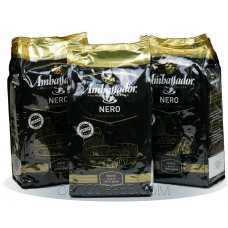 Кофе в зернах зерновой кофе Ambassador Nero Амбасадор Неро 1 кг ОПТ от 6 пачек Оригинал
