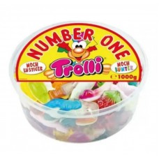 Жувальні цукерки Trolli Number One ГУРТ упаковка 6шт. по 1 кг