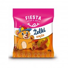 Желейні цукерки Zelki Weze (змійки) 80 гр