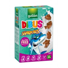 Печиво GULLON без глютену Dibus Sharkies 250г