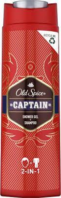  Набор  Гель для душа Old Spice Captain 2 в 1 400 мл x 10 шт