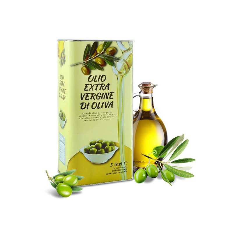 Олія оливкова Extra Vergine Oliva (Тарілка) ж/б 5л