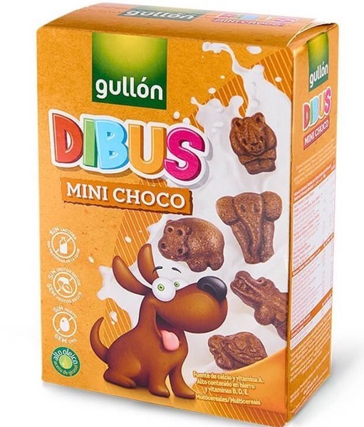  Набір Печиво Gullon без лактози Dibus Mini Choco 250 г x 10 шт
