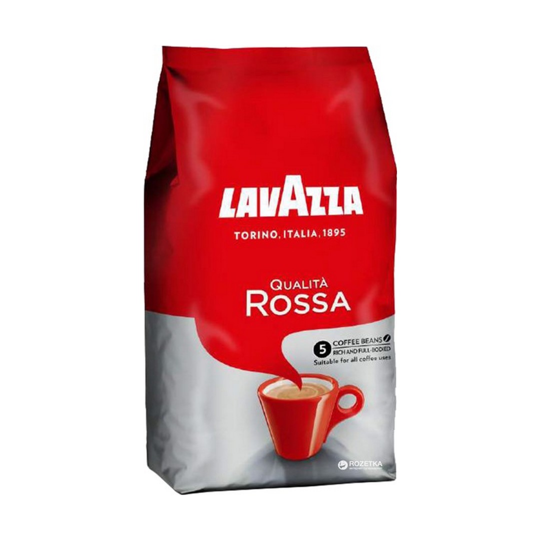 Кава в зернах Lavazza Qualita Rossa опт 6 шт. по 1 кг