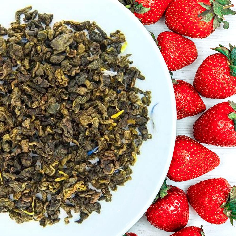 Чай Teahouse (Тиахаус) Клубничный улун 250 г (Tea Teahouse Strawberry oolong 250 g)