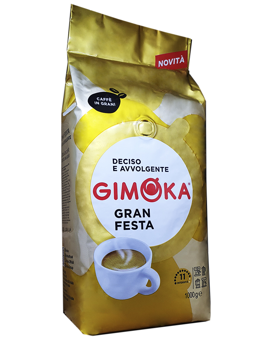  Набор  Кофе в зернах Gimoka Gran Festa 1 кг x 12 шт