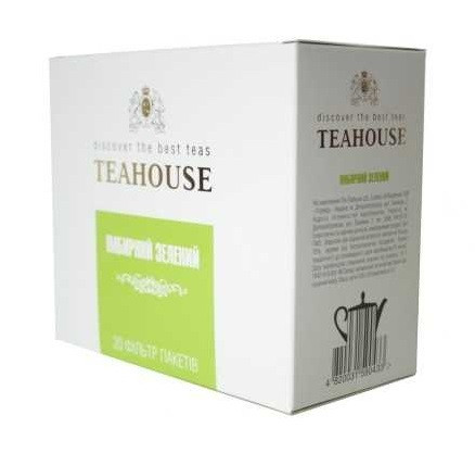 Чай Teahouse (Тиахаус) Имбирный зеленый пакетированный 20*5г (Tea Teahouse Ginger grog packed 20*5г)