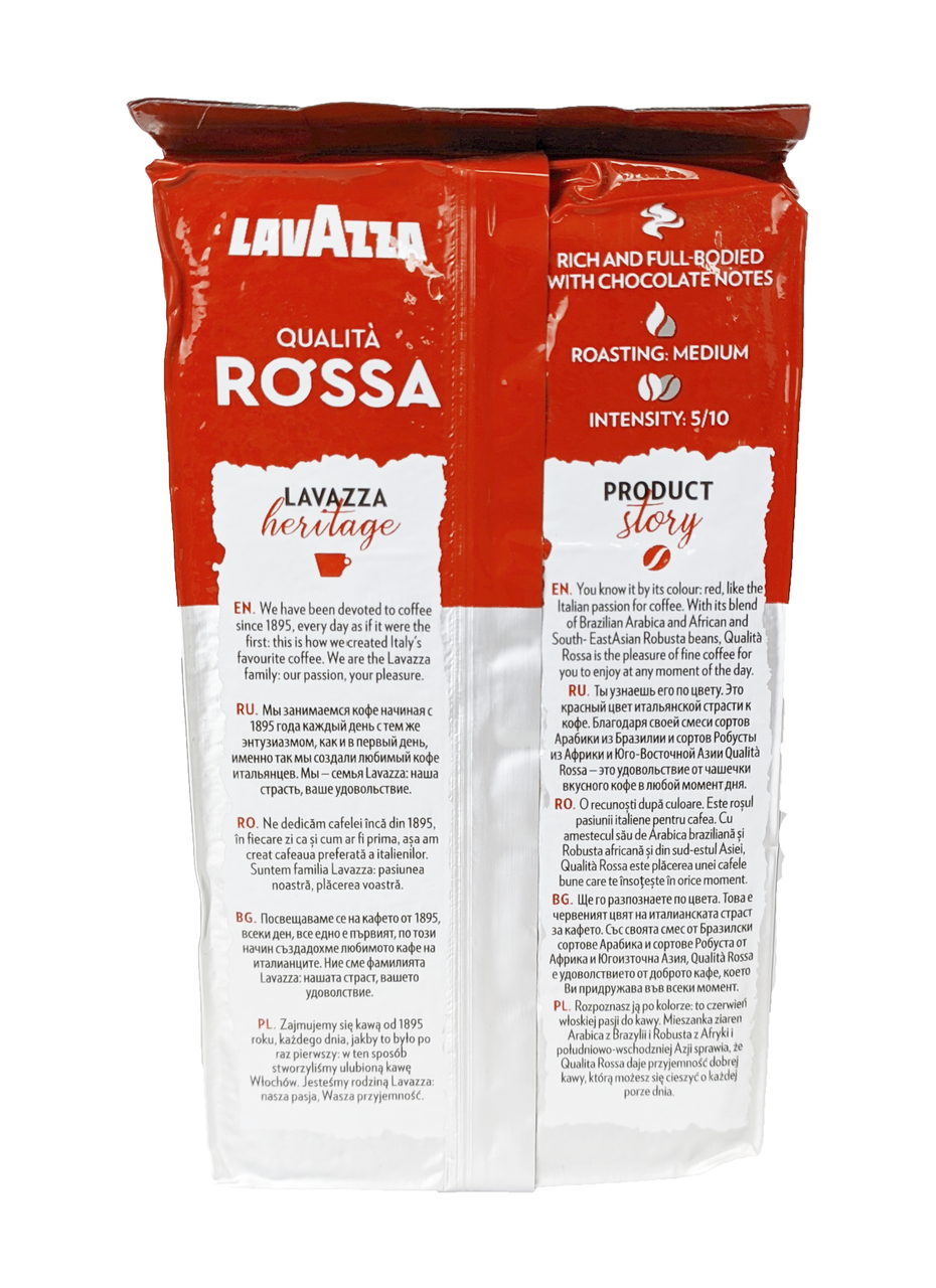 Кофе молотыйLAVAZZA лаваца лавазза Qualita ROSSA 250 г Оригинал EU
