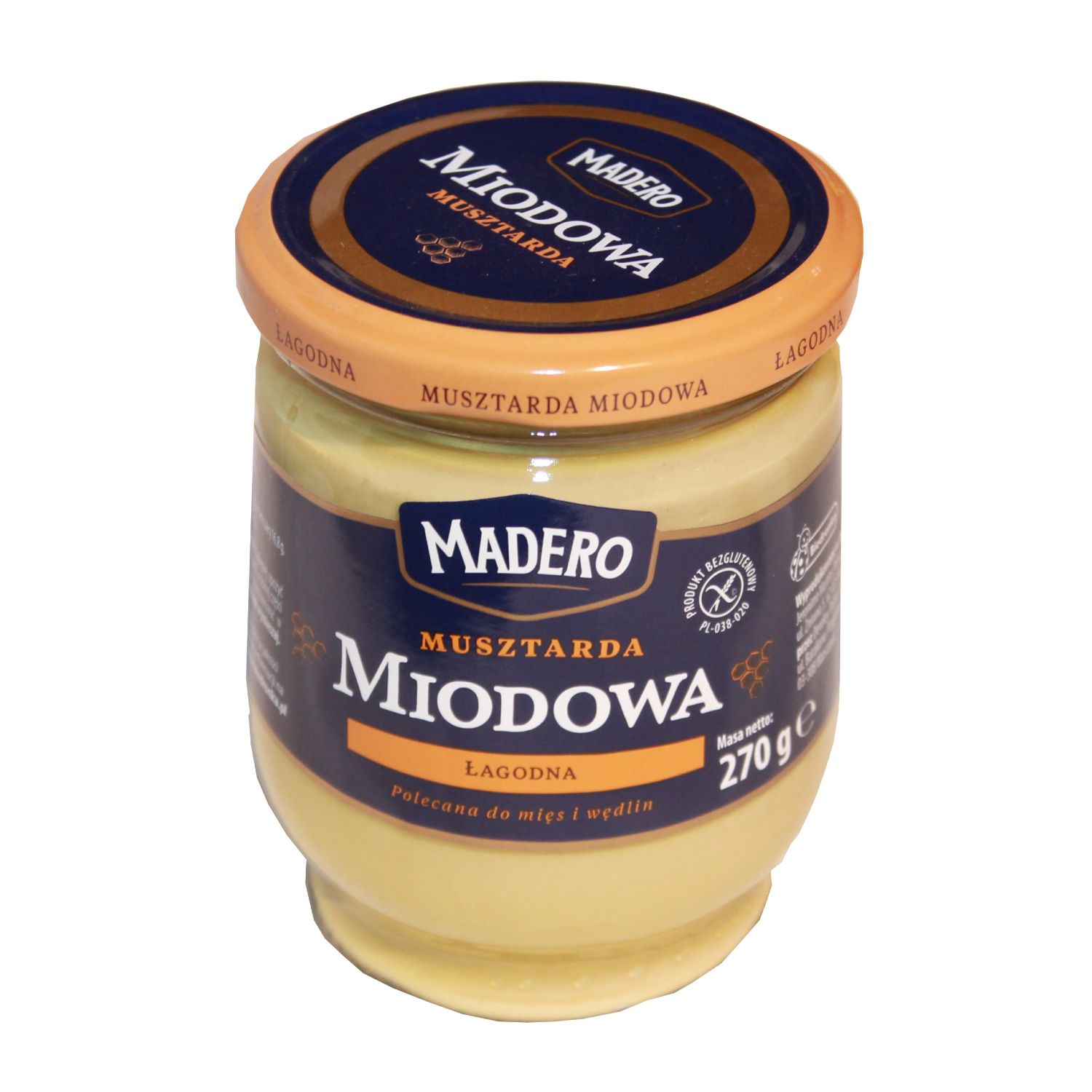  Набір Гірчиця медова Madero Miodova 270g x 10 шт