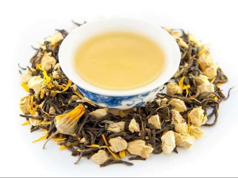 Чай Teahouse (Тиахаус) Имбирный зеленый 250 г (Tea Teahouse Ginger green 250 g)
