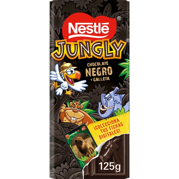 Шоколад Nestle Jungly чорний 125 г