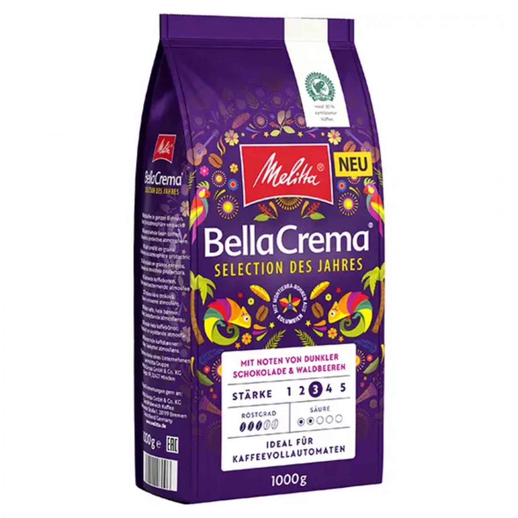  Набір Кава в зернах Melitta Bella Crema Selection Des Jahres 1 кг x 10 шт