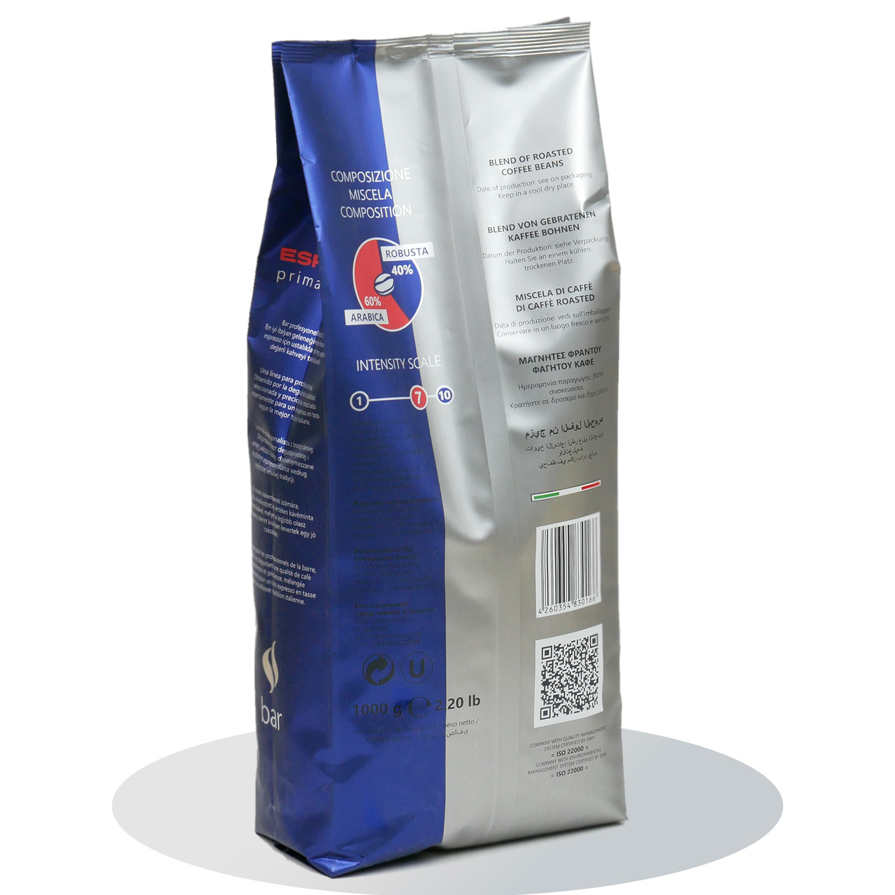Кофе зерновой Prima Italiano BAR 60/40 1 кг