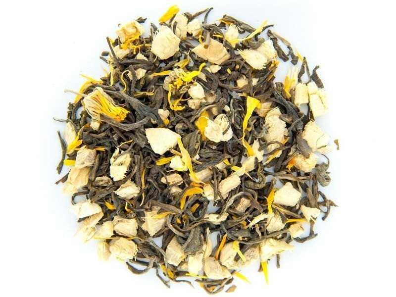 Чай Teahouse (Тиахаус) Имбирный зеленый 250 г (Tea Teahouse Ginger green 250 g)