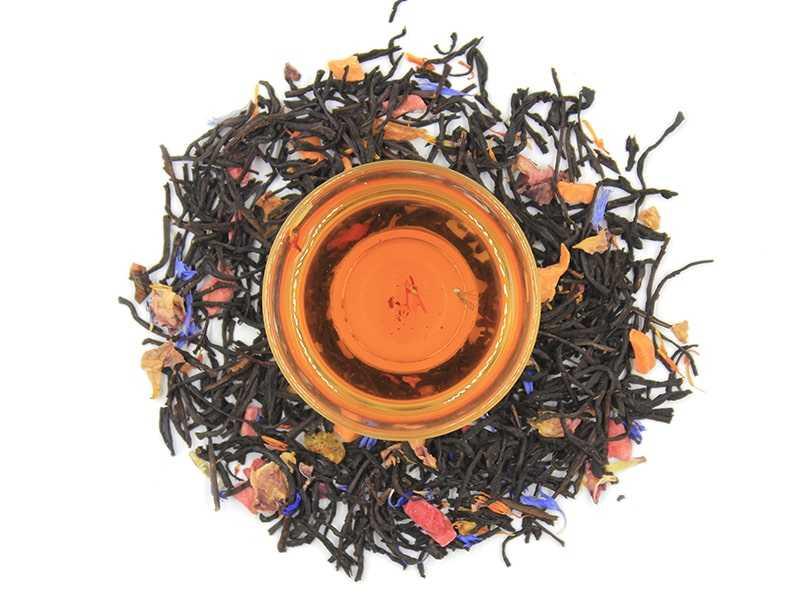 Чай Teahouse (Тиахаус) Персиковое фламбе 250 г (Tea Teahouse Peach flambe 250 g)