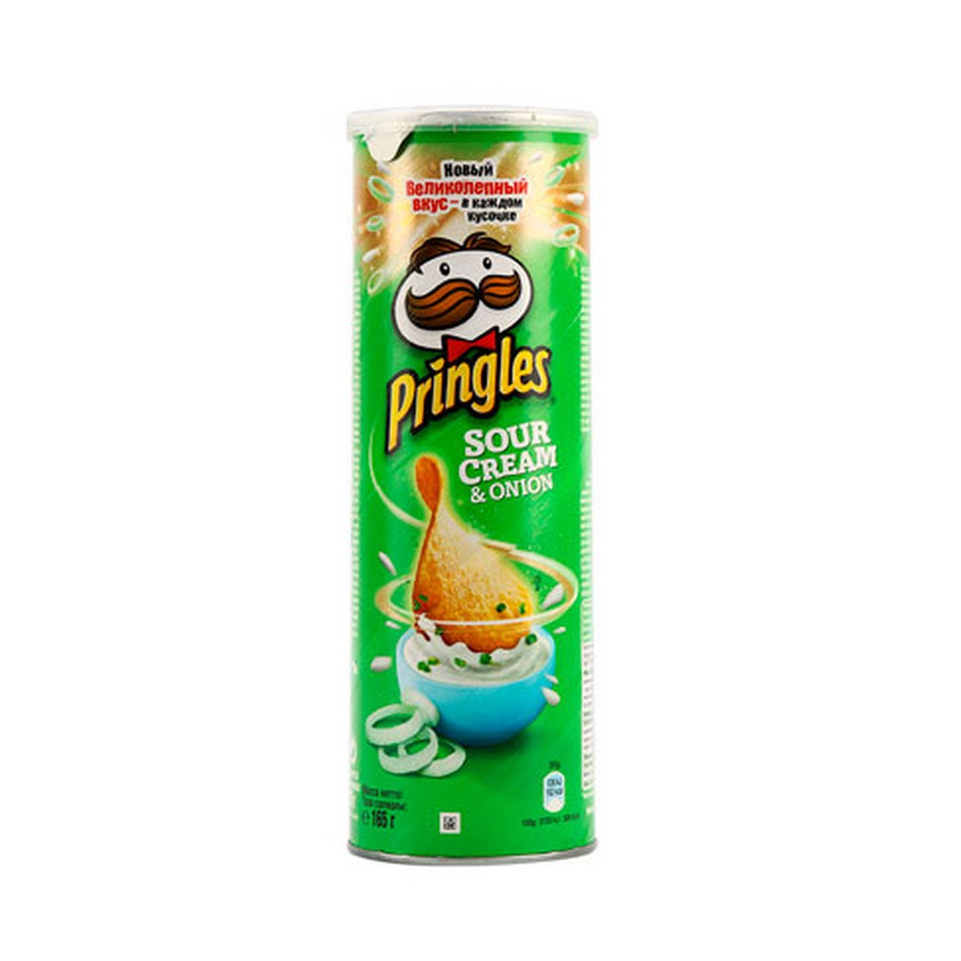 Чипсы Pringles с сметаной и луком 165 г