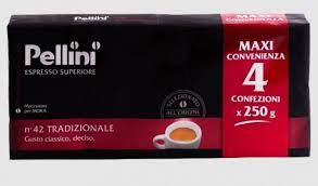 Упаковка кофе молотый Pellini Espresso Tradizion 4 шт по 250 г.