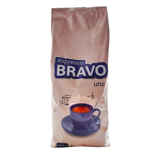 Упаковка Кава в зернах Bravo Espresso Uno опт 5шт. по 1 кг