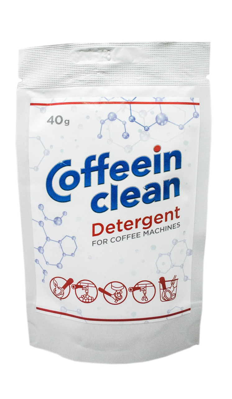 Средство порционное (порошок) для удаления кофейных масел (40 г) Coffeein clean DETERGENT