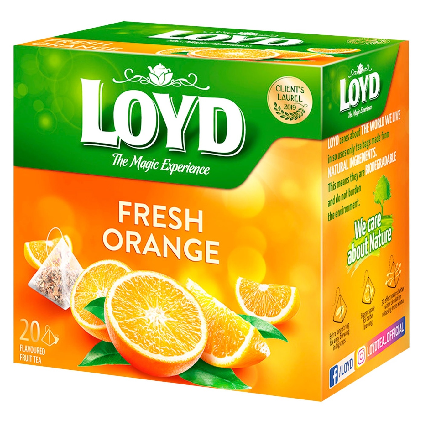 Фруктовий чай Loyd апельсин 40г