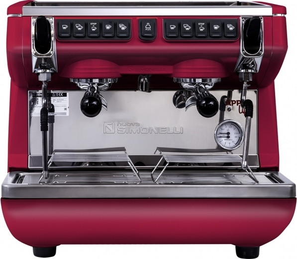 Кофемашина Nuova Simonelli Appia Life V 2gr Compact (Coffee machine Nuova Simonelli Appia Life V 2gr Compact) Красный