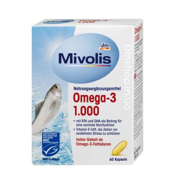 Витамины DM Mivolis Omega-3 60 капсулы