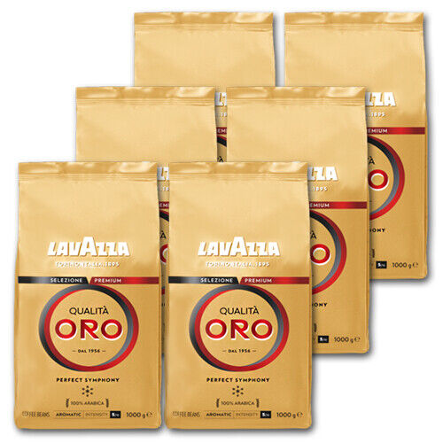 Кава в зернах Lavazza Qualita Oro опт 6 шт. по 1 кг