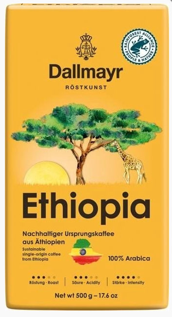  Набір Кава мелена Dallmayr Ethiopia 500 г x 10 шт