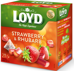 Чай фруктовый LOYD клубника-ревень 40г