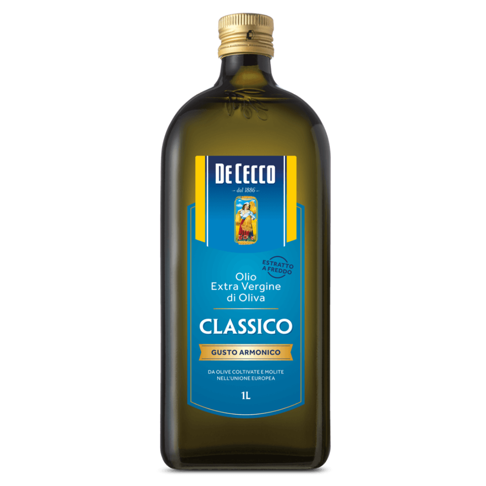  Набір Оливкова олія De Cecco Extra Vergine Classico 1л x 10 шт
