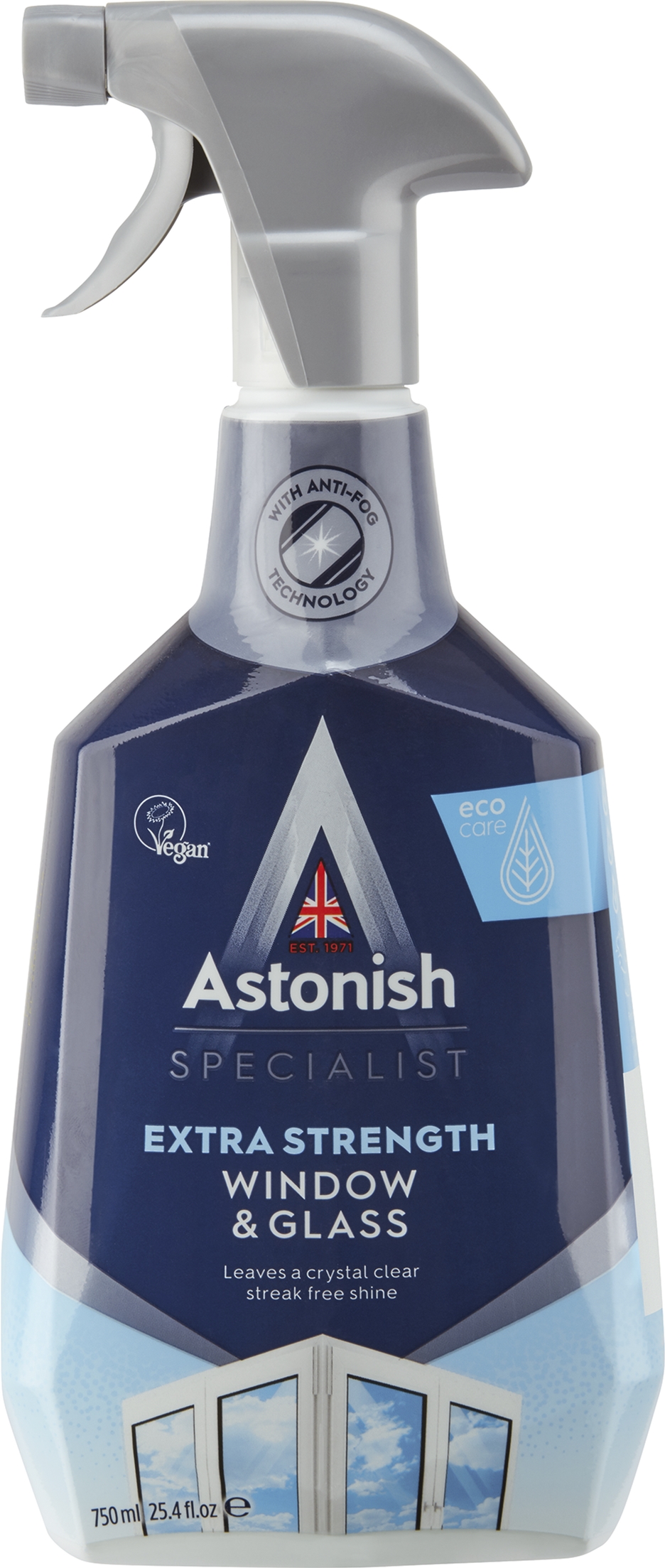 Засіб для миття вікон Astonish Specialist анти-запотівання 750 мл