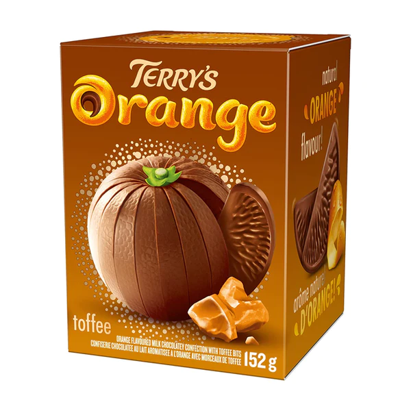  Набір Шоколадний апельсин Terry's з карамеллю Toffee 152г x 10 шт