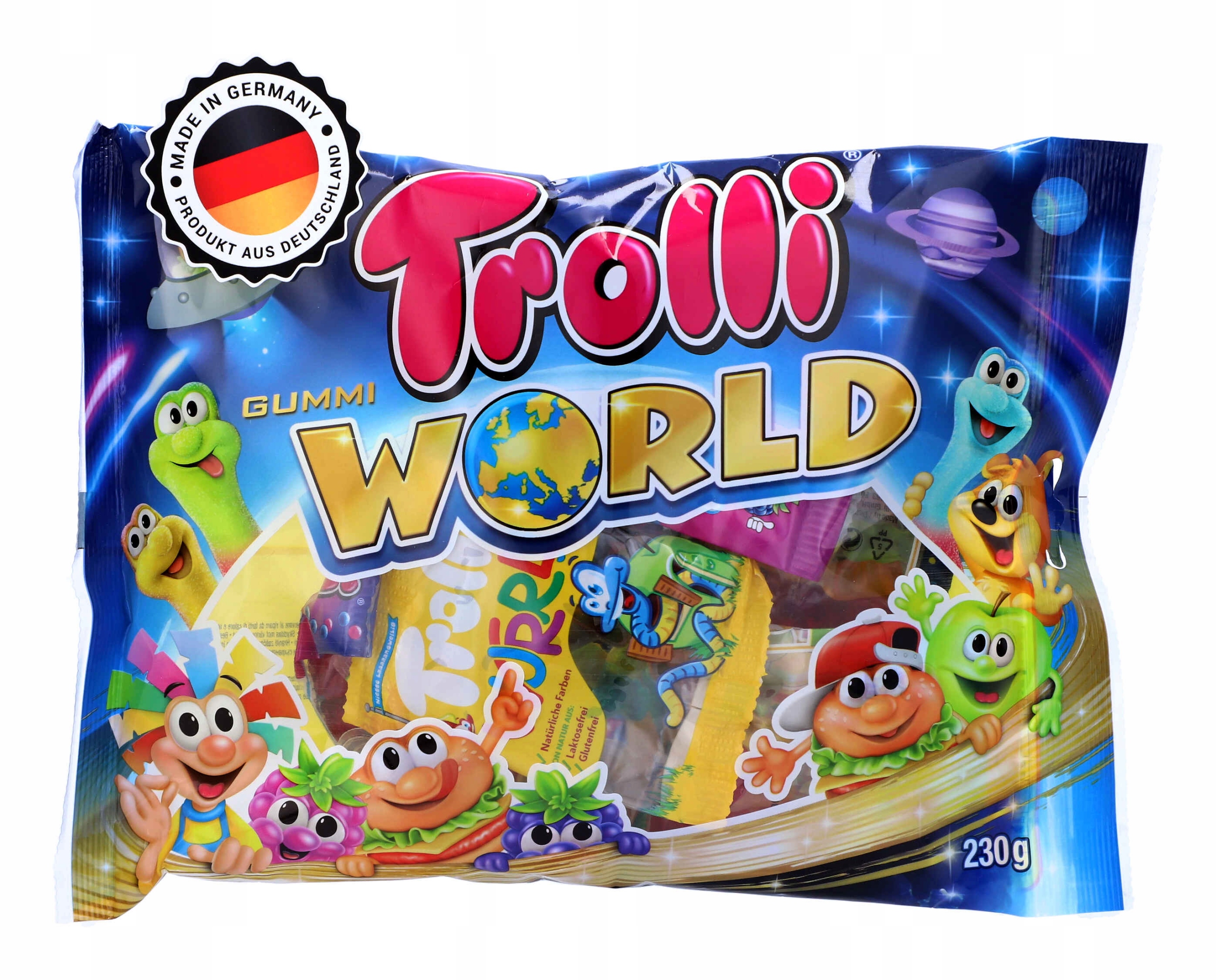  Набір Цукерки Trolli Gummi World 230 г x 10 шт