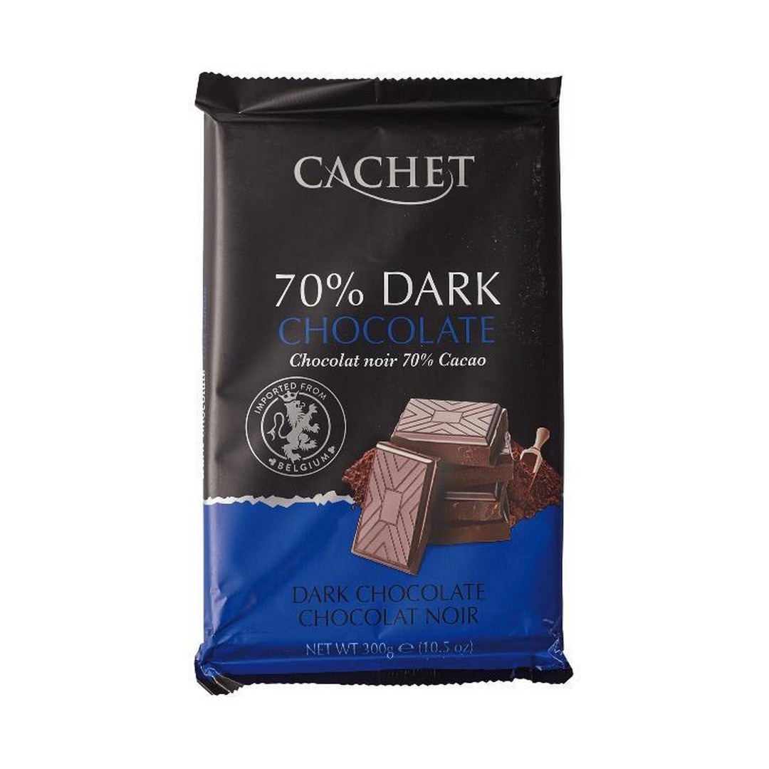 Шоколад Cachet чорний 70% 300г