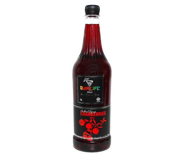 Сироп Barlife (Барлайф) Клюква 1 л (Syrup Barlife Cranberry 1 L)