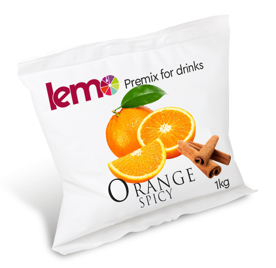 Фруктовое пюре премикс основа для коктейлей LEMO Апельсин пряний
